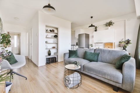 Cozy studio apartment with comfortable furnishings