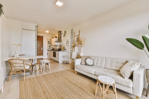 Two bedroom apartment with full kitchen